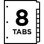 Avery Big Tab Write & Erase Paper Divider, 8 Tabs, Multicolor, 1 Set (23079)~#|#~sp65646437_sc7