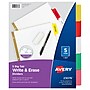 Avery Big Tab Write & Erase Paper Dividers, 5 Tabs, Multicolor, Gold Reinforced (23076)~#|#~sp65646438_sc7