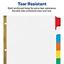 Avery Big Tab Write & Erase Paper Dividers, 5 Tabs, Multicolor, Gold Reinforced (23076)~#|#~sp65646441_sc7