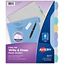 Avery Big Tab Write & Erase Plastic Divider, 8 Tabs, Multicolor, 1 Set (16171)~#|#~sp65646473_sc7