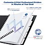 Avery Print-On Unpunched Paper Dividers, 5 Tabs, White, 5 Sets/Pack (11516)~#|#~sp65646653_sc7