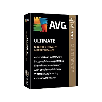 AVG Ultimate 2022 for 3 Devices, Windows/Mac/Android, Download (AVG-ULT20T12ENK-03)
