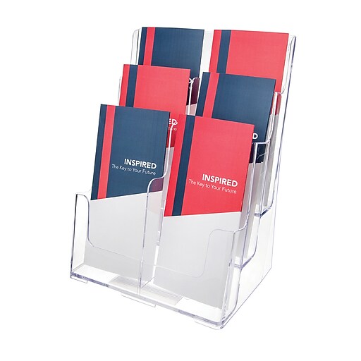 Staples® Literature Holder, 9" x 13.75", Clear Plastic (77401) Staples