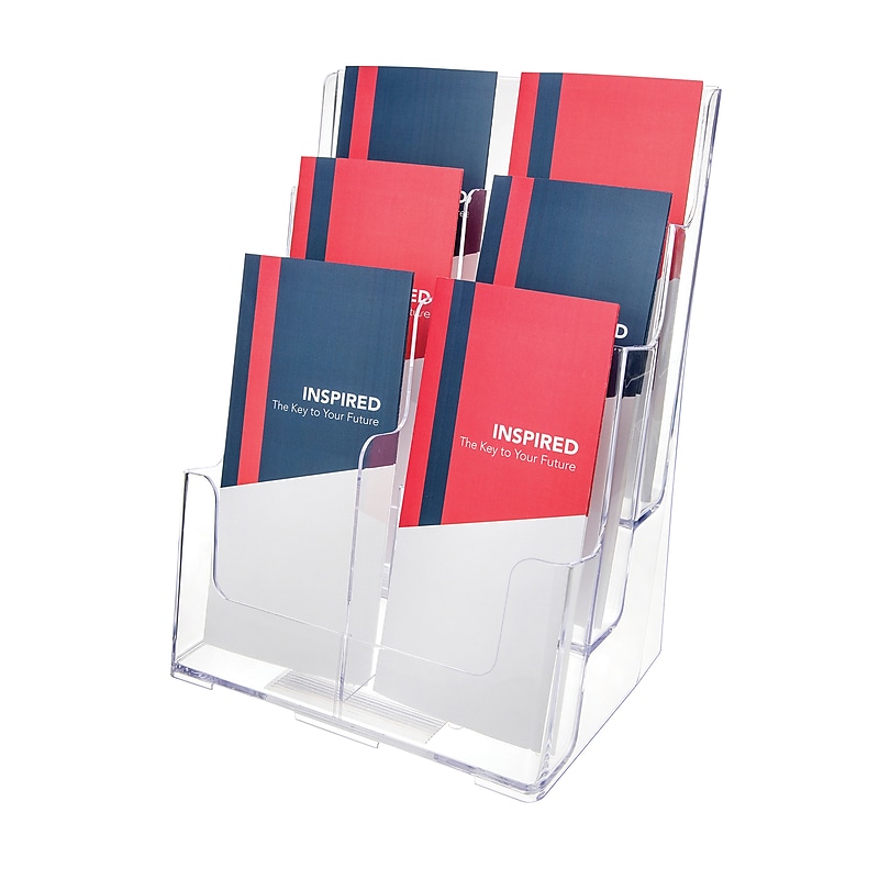 Staples® Literature Holder, 9" x 13.75", Clear Plastic (77401) image 1