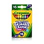 Crayola Washable Ultra Clean Crayons, Assorted Colors,16/Box (52-6916)~#|#~sp66385656_sc7