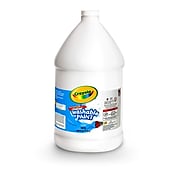Crayola Washable Paints, White, 1 Gallon (54-2128-053)
