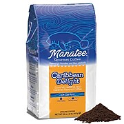 Manatee Caribbean Delight Ground Coffee, Medium Roast, 2 lb (302001-BAG)