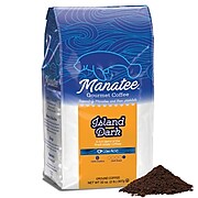 Manatee Island Ground Coffee, Dark Roast, 2 lb (301005-BAG)
