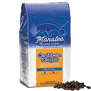 Manatee Caribbean Delight Whole Bean Coffee, Medium Roast, 2 lb (302004-BAG)