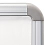 Quartet® Magnetic Dry-Erase Whiteboard, Euro Style Aluminum Frame, 4'W x 3'H (2574)~#|#~sp66658400_sc7