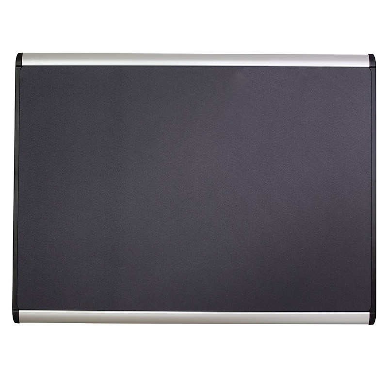 Quartet Prestige Plus Magnetic Fabric Bulletin Board, , 2'H x 3'W, Aluminum Frame (MB543A) image 1