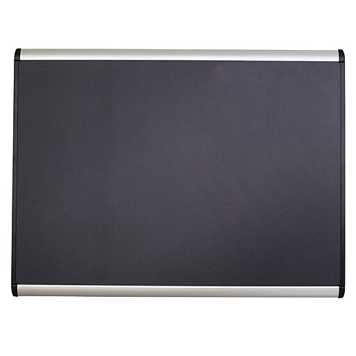 Quartet Prestige Plus Fabric Bulletin Board, Aluminum Frame, 4