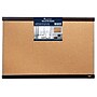 Quartet Cork Bulletin Board, Mahogany Finish and Aluminum Frame, 2'H x 3'W (ELANB2436A)~#|#~sp66664000_sc7