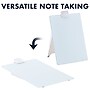 Quartet Glass Dry-Erase Desktop Easel, White Surface, Frameless, 9"W x 11"H (GDE119)~#|#~sp66805152_sc7