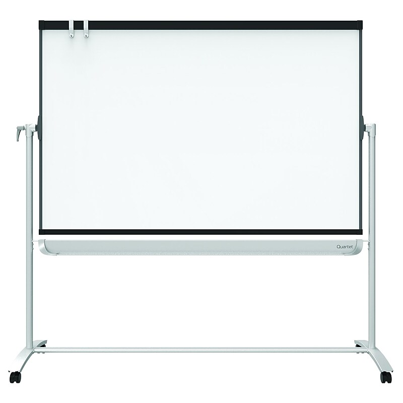 Quartet Prestige 2 Magnetic Mobile Presentation Whiteboard Easel, 6' x 4' (ECM64P2) image 1