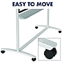 Quartet Prestige 2 Magnetic Mobile Presentation Whiteboard Easel, 6' x 4' (ECM64P2)~#|#~sp66807396_sc7