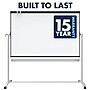 Quartet Prestige 2 Magnetic Mobile Presentation Whiteboard Easel, 6' x 4' (ECM64P2)~#|#~sp66807399_sc7