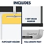 Quartet Prestige 2 Magnetic Mobile Presentation Whiteboard Easel, 6' x 4' (ECM64P2)~#|#~sp66807401_sc7