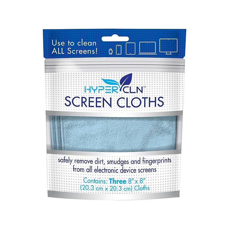 Falcon Safety HYPER CLN Screen Cloth, 3/Pack (HCNCL) image 1
