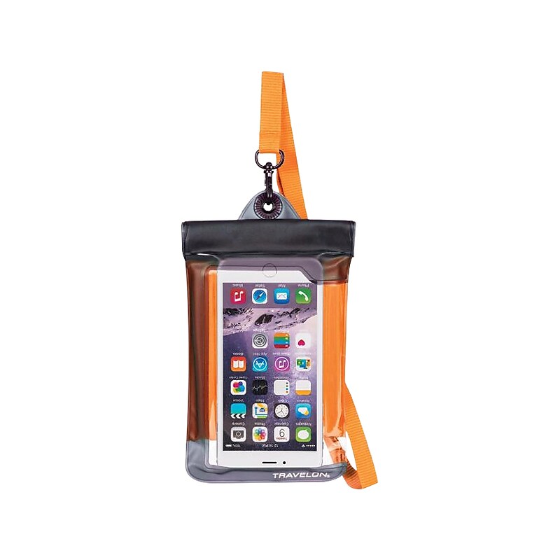 Travelon itFloats! 4.25" 6-Piece PVC Travel Pouch, Waterproof, Assorted Colors (12505-000) image 1