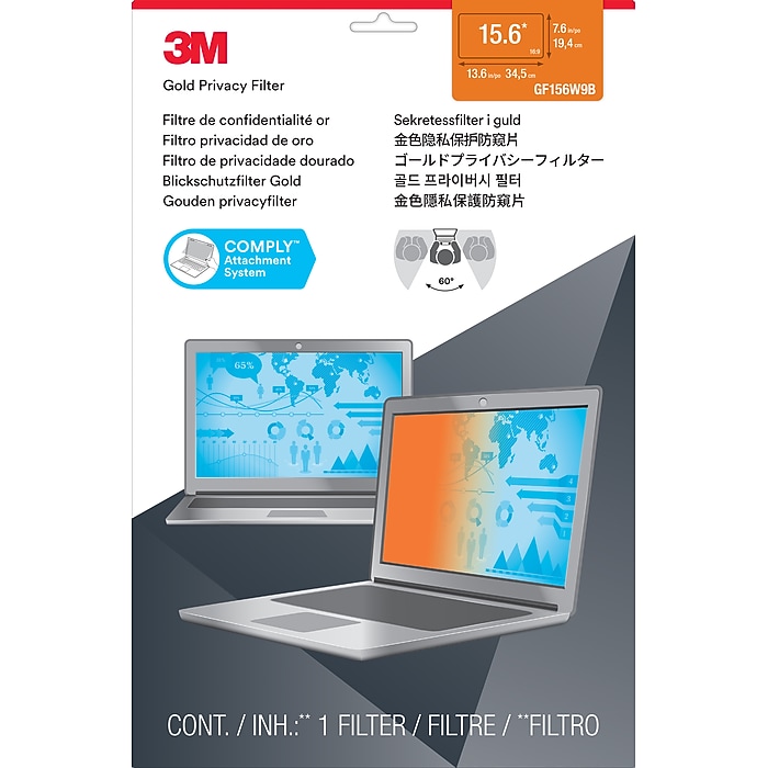 3M Gold Privacy Filter for 15.6