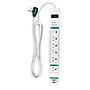 GoGreen Power 6' Surge Protector, 6 Outlet, White (GG-16326USB)~#|#~sp6737265_sc7