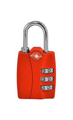 thumbnail image 2 of Fosmon TSA Approved Luggage Locks,  2 Pack  Open Alert Indicator 3 Digit Combination Padlock Codes Alloy Body Travel Bag Suit Case Lockers Gym Bike Lock 2 of 14