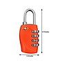 Go Green Power Travergo 4-Digit Combination Lock, Red (TR1140RD)~#|#~sp6738808_sc7