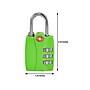 Go Green Power Travergo 3-Digit Combination Lock, Green (TR1120GN)~#|#~sp6738882_sc7