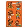 Go Green Power Travergo Bear Luggage Tag, Orange (TR1272)~#|#~sp6738887_sc7