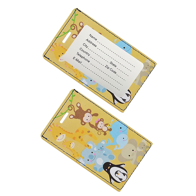 Go Green Power Travergo Animals Luggage Tag, Animals (TR1270) image 1