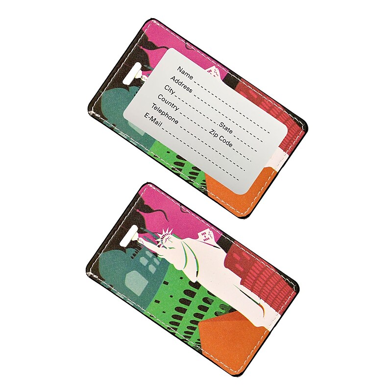 Go Green Power Travergo Statue of Liberty Luggage Tag, Multicolored (TR1280) image 1