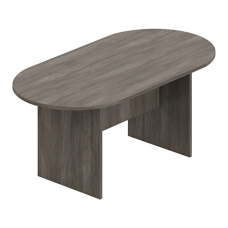 Offices To Go Superior 71" Racetrack Conference Table, Artisan Gray (TDSL7136RSAGL) image 1