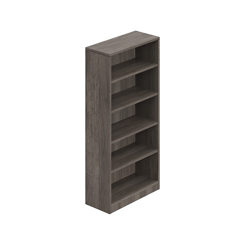 Offices To Go 4-Shelf 71"H Bookcase, Artisan Gray (TDSL71BCAGL) image 1