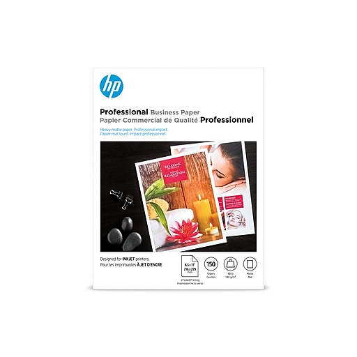 124210 Pack Of 150 Sheets Matte 45 Lb Office Depot Professional Brochure And Flyer Paper 8 1/2in x 11in. 
