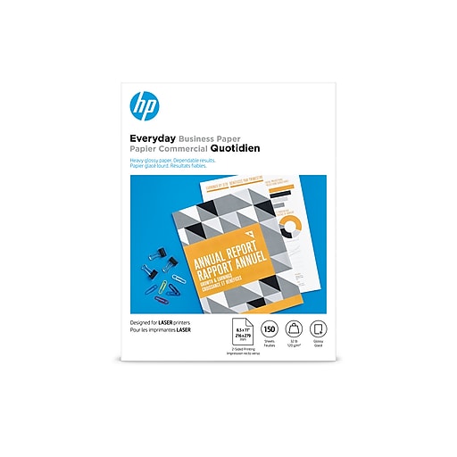 HP Everyday Business Paper, Glossy, 8.5 HP Everyday Business Paper, Glossy, 8.5