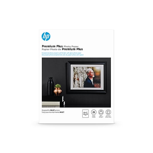 HP Premium Plus Photo Paper, Satin, 8.5