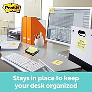 Post-it® Pop-up Notes Dispenser, 3" x 3", Black Base, Clear Top (DS330-BK)