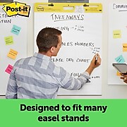 Post-it® Super Sticky Recycled Easel Pad, 25" x 30", White, 30 Sheets/Pad, 2 Pads/Pack (559-RP)