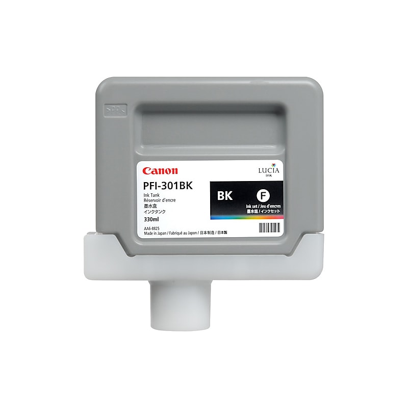 Canon 301 Black Standard Yield Ink Tank Cartridge (1486B001) image 1