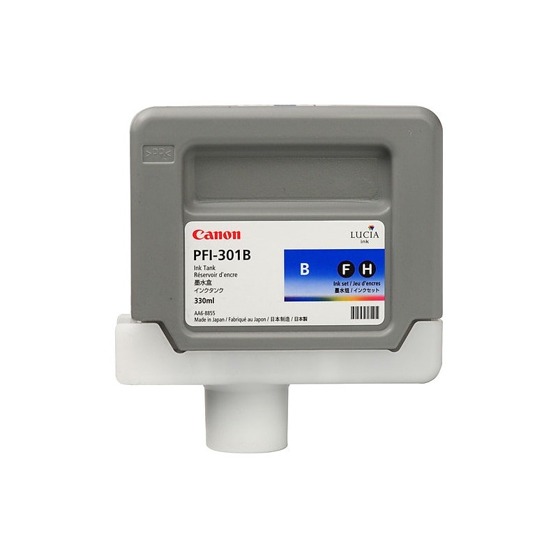 Canon 301 Blue Standard Yield Ink Tank Cartridge (1494B001) image 1