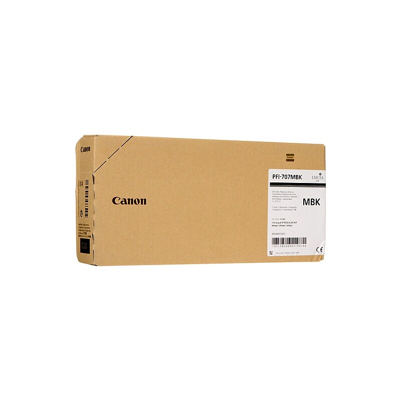 Canon 707 Yellow Standard Yield Ink Cartridge (CNM9824B001AA) image 1