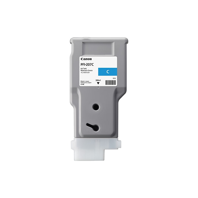 Canon 207 Cyan Standard Yield Ink Tank Cartridge (8790B001) image 1