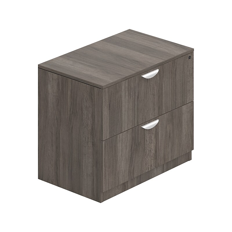 Offices To Go Superior 2-Drawer Lateral File Cabinet, Locking, Letter/Legal, Artisan Gray, 36" (TDSL3622LFAGL) image 1