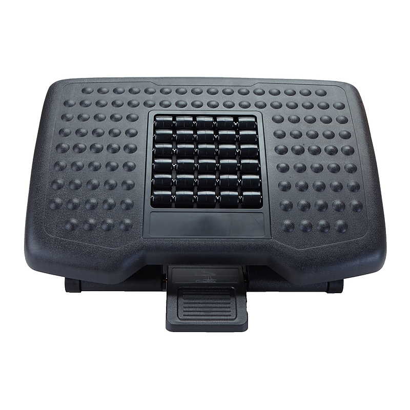Mind Reader Tilt Adjustable Footrest, Black (FTROLL-BLK) image 1