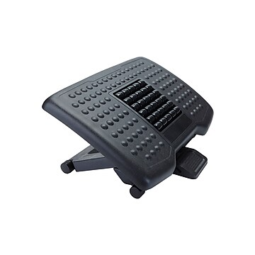 Mind Reader Tilt Adjustable Footrests, Black (FTROLL-BLK)
