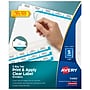 Avery Index Maker Big Tab Paper Dividers with Print & Apply Label Sheets, 5 Tabs, White (11490)~#|#~sp68764745_sc7