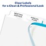 Avery Index Maker Big Tab Paper Dividers with Print & Apply Label Sheets, 5 Tabs, White (11490)~#|#~sp68764747_sc7