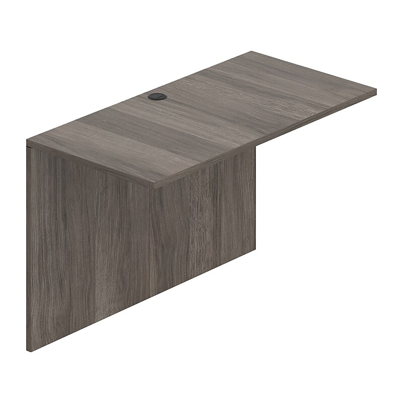 Offices To Go Superior 48" Flush Bridge Desk, Artisan Gray (TDSL4824FBAGL) image 1