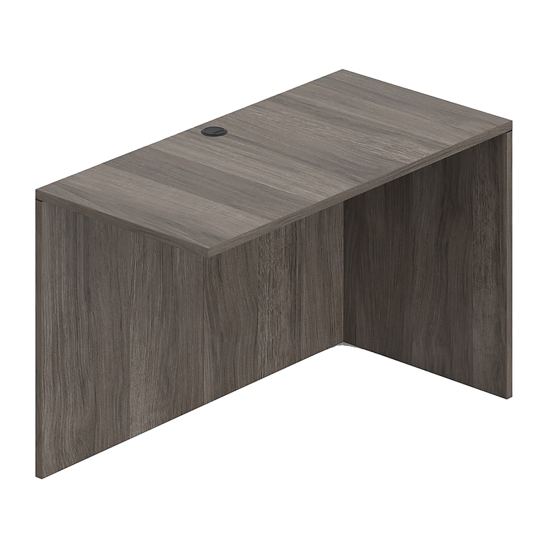 Offices To Go Superior 48" Return Shell Desk, Artisan Gray (TDSL4824RAGL) image 1